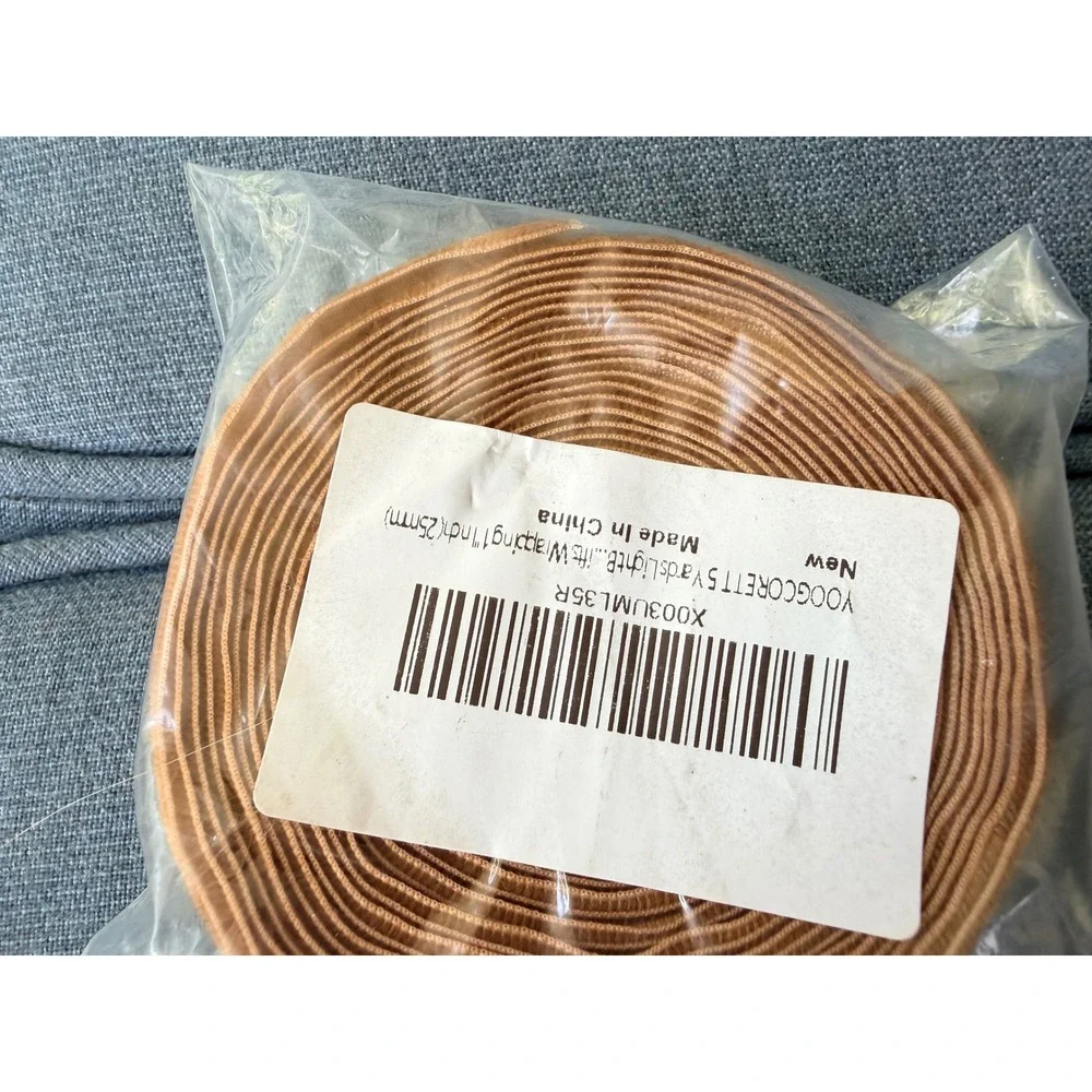 Yoogcorett‎ Velvet Ribbon 3 Rolls 15 Yards Copper 1
